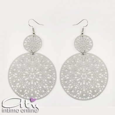 Orecchini pendenti a cerchio boho