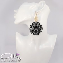 Orecchini pendenti a cerchio boho