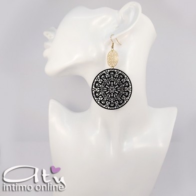 Orecchini pendenti a cerchio boho