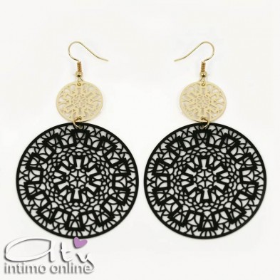 Orecchini pendenti a cerchio boho