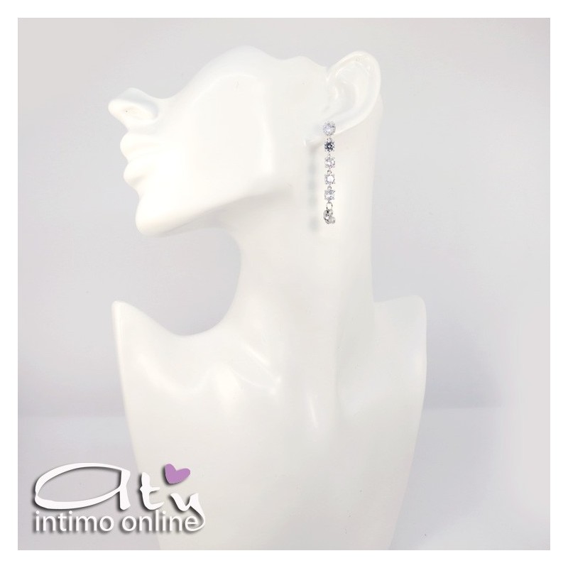 Orecchini a cerchietto o pendenti cubic zirconi