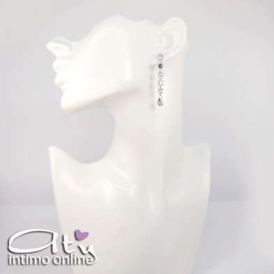 Orecchini a cerchietto o pendenti cubic zirconi