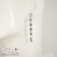 Orecchini a cerchietto o pendenti cubic zirconi