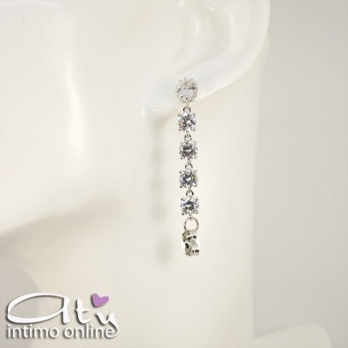 Orecchini a cerchietto o pendenti cubic zirconi