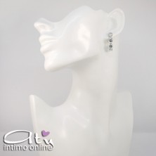 Orecchini a cerchietto o pendenti cubic zirconi