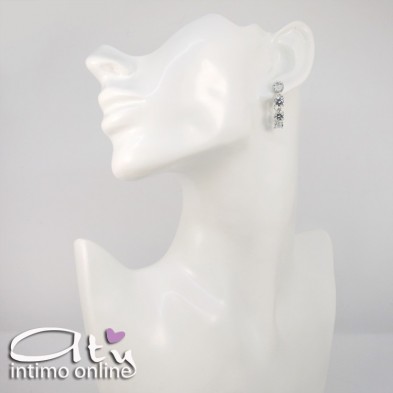 Orecchini a cerchietto o pendenti cubic zirconi