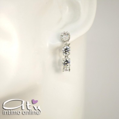 Orecchini a cerchietto o pendenti cubic zirconi