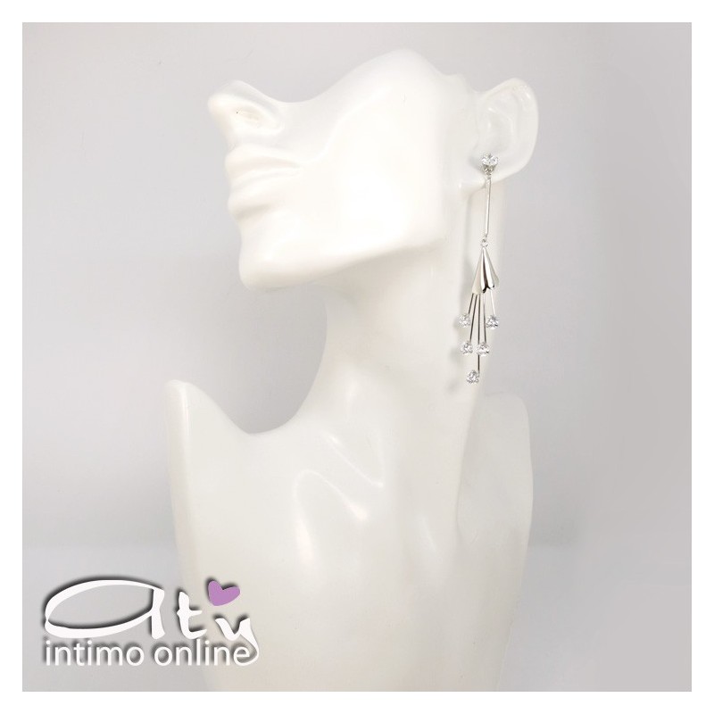 Pendenti lunchi in strass