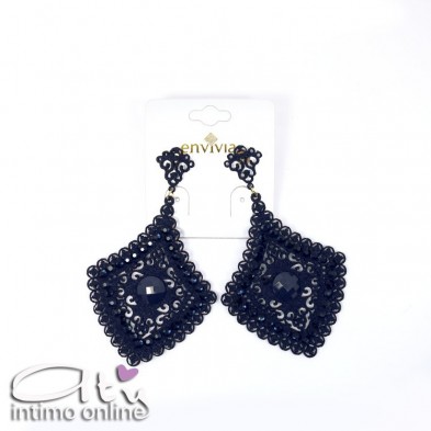 Pendenti velluto Boho più strass