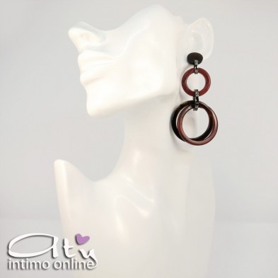 Pendenti in plastica effetto marmo