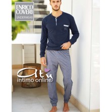 Pigiama Blu EP8042 Enrico Coveri Sport