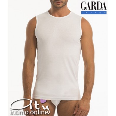 Maglia sbracciata Cotone Pettinato GARDA 0023 Pack. 3 pz
