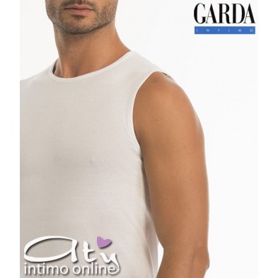 Maglia sbracciata Cotone Pettinato GARDA 0023 Pack. 3 pz