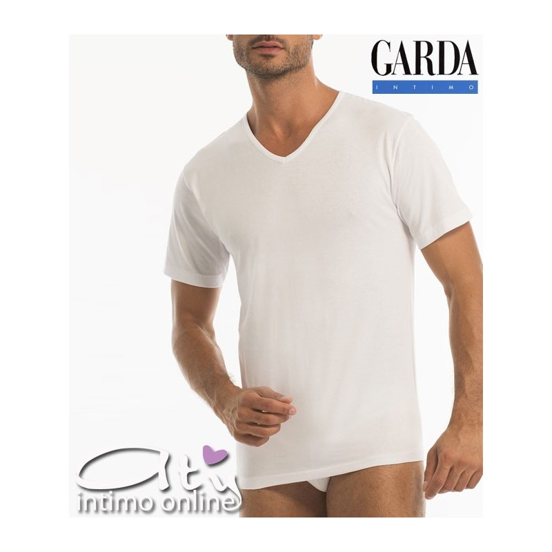 Maglia Collo V Cotone Pettinato GARDA 0026 Pack 3 pz