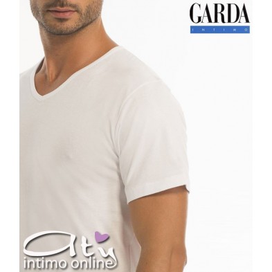 Maglia Collo V Cotone Pettinato GARDA 0026 Pack 3 pz