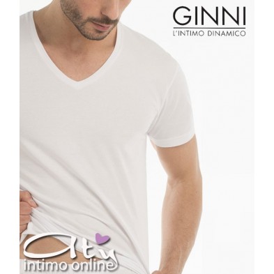 T-Shirt collo a V 2051 Ginni by Garda Pack 3 pz