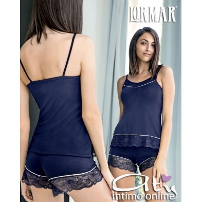 Pigiama corto con shorts Unica 65588p Lormar