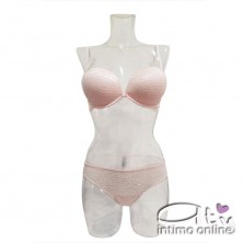 Completino intimo donna push up +2 taglie Tentami Malia Lormar