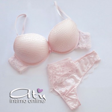 Completino intimo donna push up +2 taglie Tentami Malia Lormar