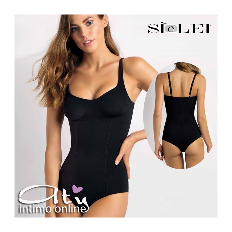 Body donna shaping in coppa C scollo quadrato SièLei intimo 1846