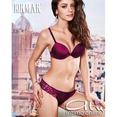 Completino in raso push up +2 taglie Duna Oasi Lormar