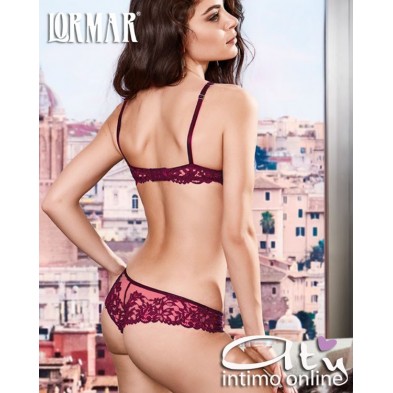 Completino in raso push up +2 taglie Duna Oasi Lormar