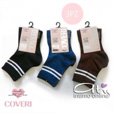 Calzini da donna corti glitter Coveri Sabry 217C