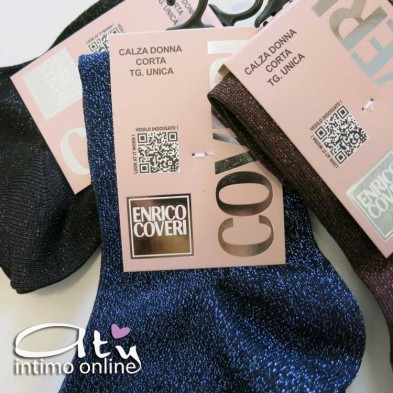 Calzini da donna corti glitter Coveri Sabry 217C