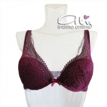 Completino intimo in pizzo con bralette Pura P0519C