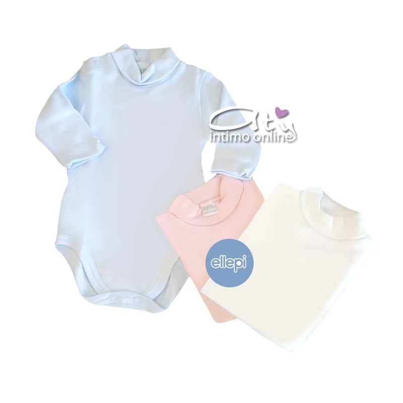 Body lupetto neonato termocotone Ellepi 3 e 24 mesi