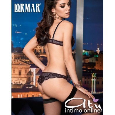 Completino gessato push up +2 taglie Ricercato Stiloso Lormar