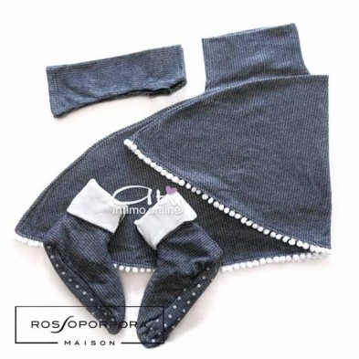 RossoPorpora set notte Maison Addy