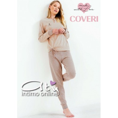 Pigiama Coveri Pois punto Milano homewear EP3052
