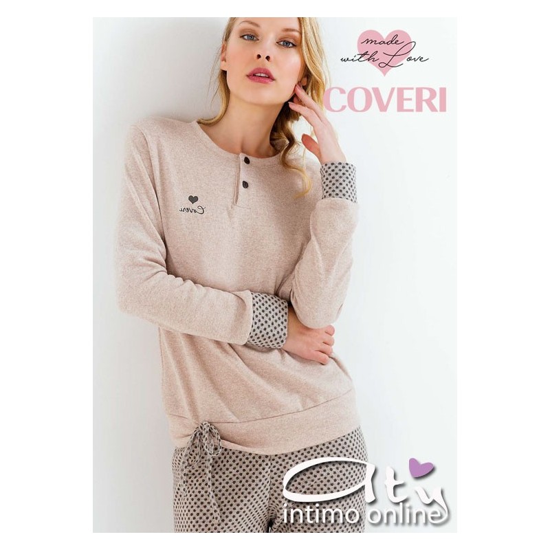 Pigiama Coveri Pois punto Milano homewear EP3052