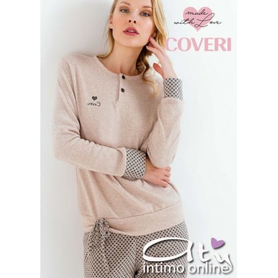 Pigiama Coveri Pois punto Milano homewear EP3052