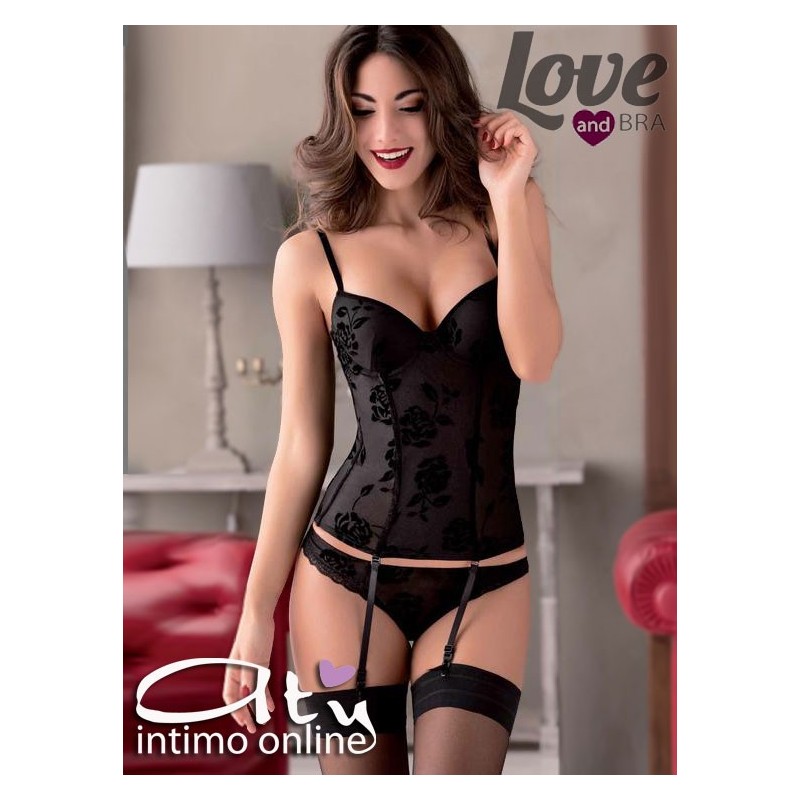 Completino intimo LoveAndBra 14999 tulle floccato