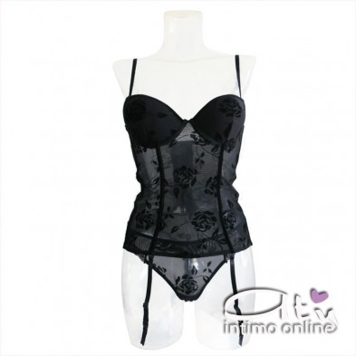 Completino intimo LoveAndBra 14999 tulle floccato
