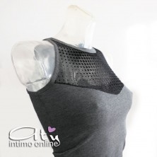 Completino top + brasiliana trasparente lurex Pierre Cardin 9426