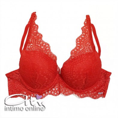 Completino lingerie in pizzo rosso Infiore Joy