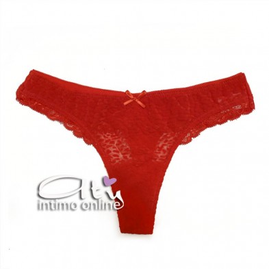 Jadea Perizoma animalier 6900 Rosso