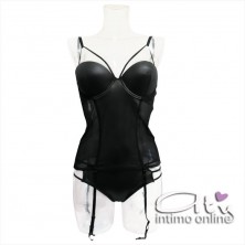 Completino intimo Guepiere effetto pelle LoveAndBra 19799