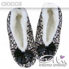 Pantofola bassa leopardate Ciocca 809