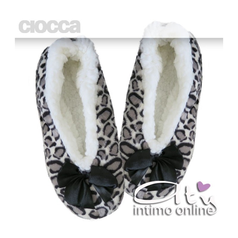 Pantofola bassa leopardate Ciocca 809