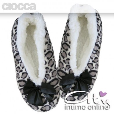Pantofola bassa leopardate Ciocca 809