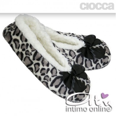 Pantofola bassa leopardate Ciocca 809