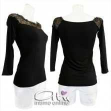 Jadea sottogiacca spalle nude pizzo bi-colore Modigliani 4841