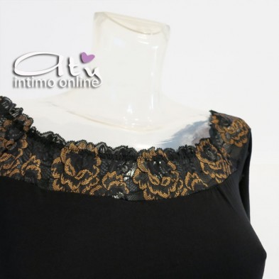 Jadea sottogiacca spalle nude pizzo bi-colore Modigliani 4841