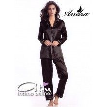 Pigiama in raso Andra Basic Line 8334