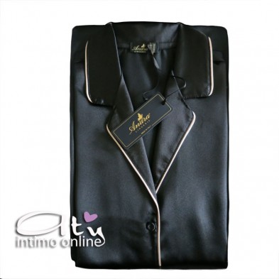 Pigiama in raso Andra Basic Line 8334