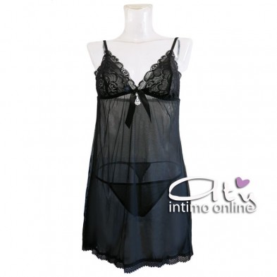 Completino vestaglietta e sexy babydoll 1193